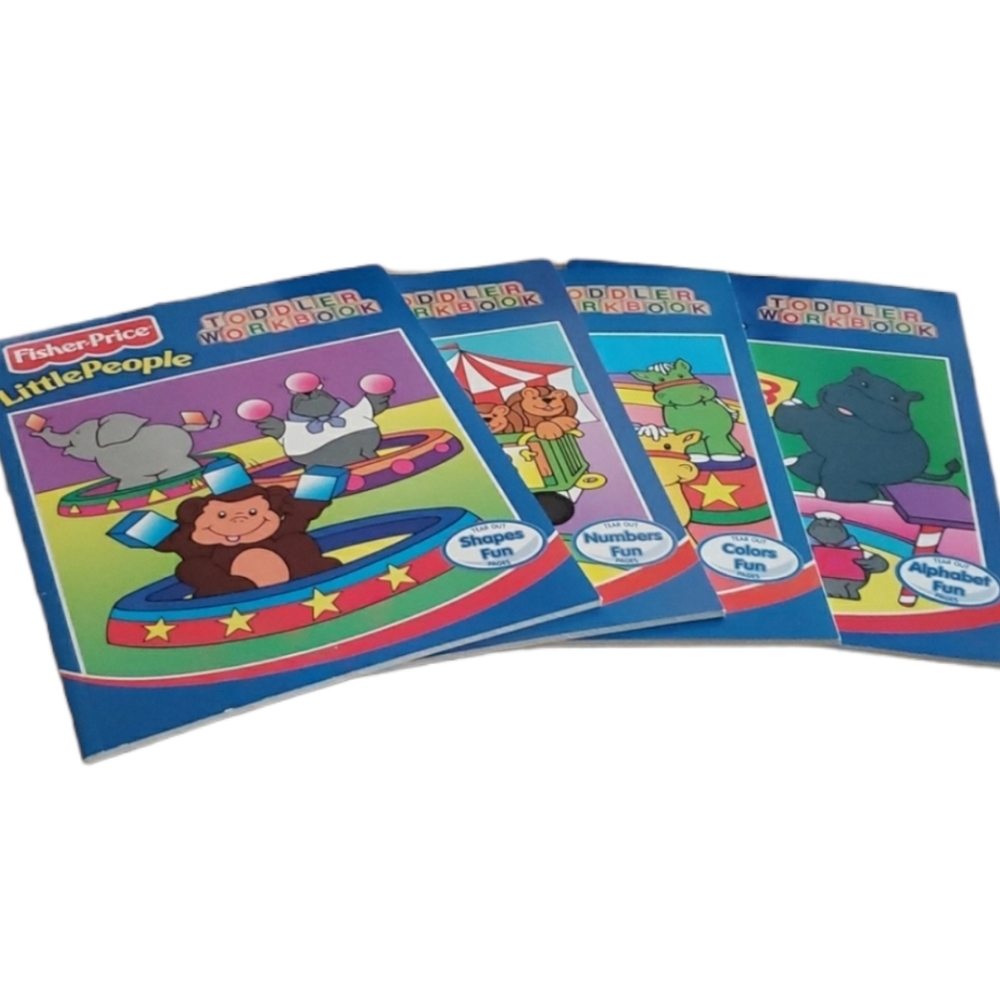 Fisher-Price Little People toddler workbooks